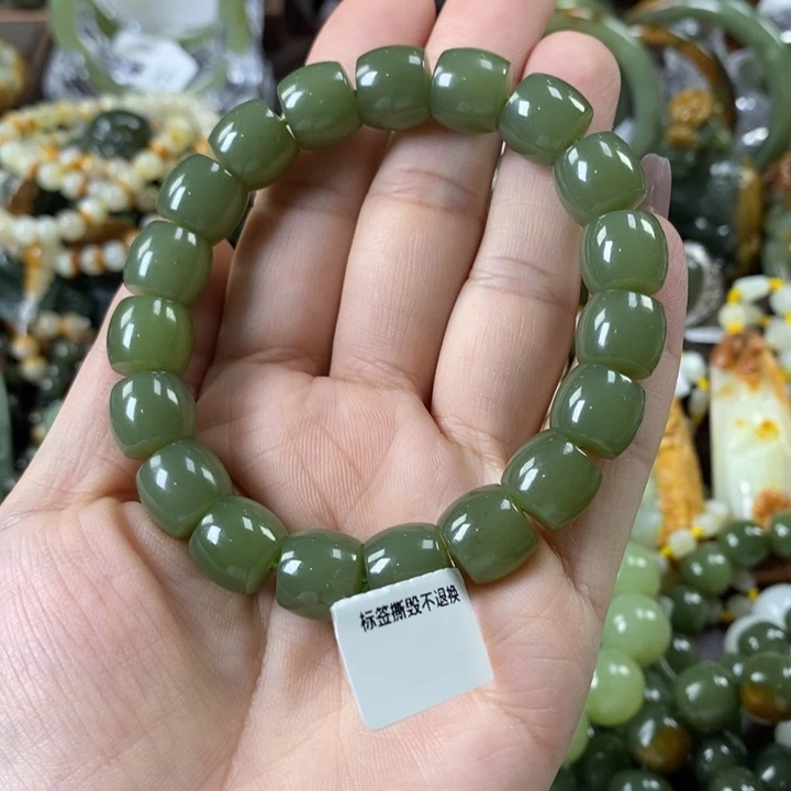 透闪石质玉手串未镶嵌ㅤ***