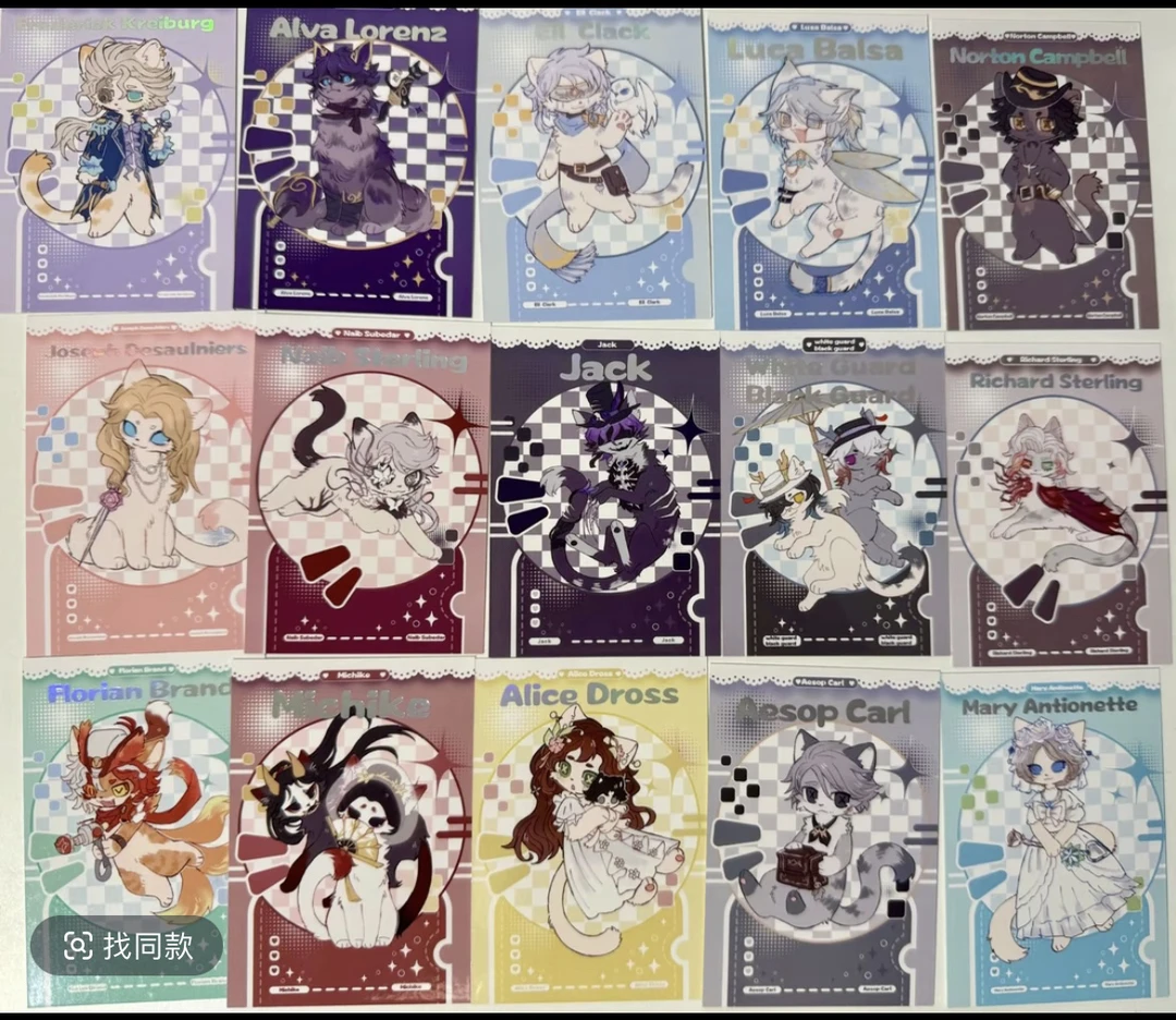 第五人格猫猫人系列拍立得盲盒代拆