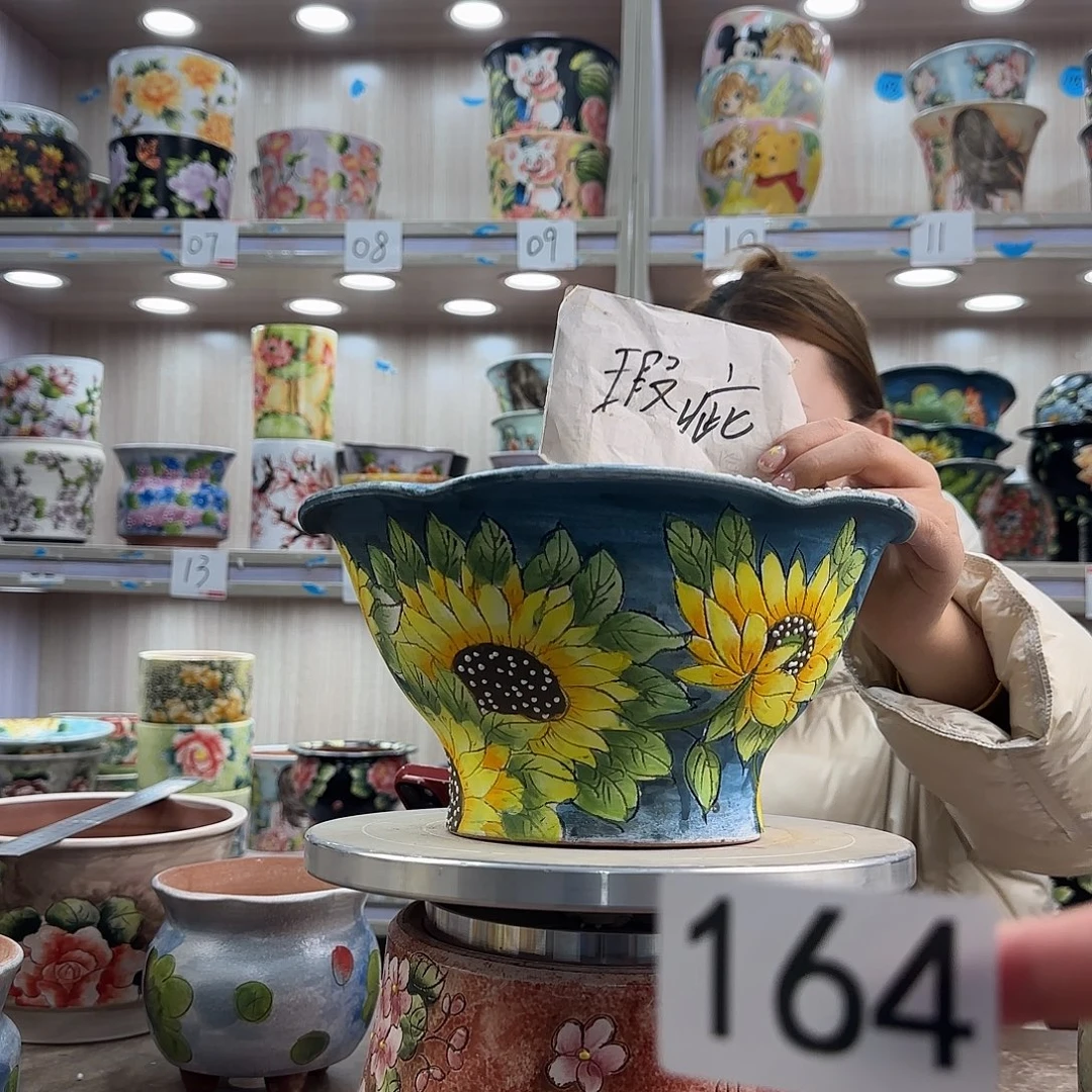 紫砂花盆瑕疵瑕疵164