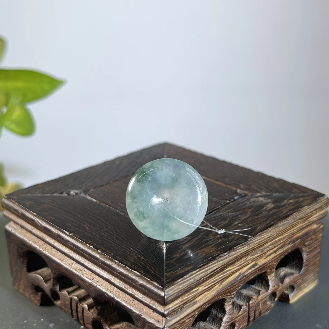 JCB15-39 天然缅甸A货翡翠  平安扣