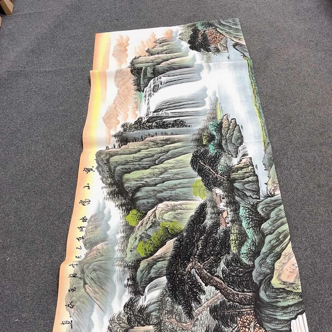 何****国画H精品国画作品