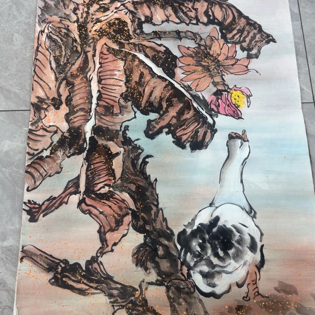 国画原创作品手绘作品啊，放心去拍