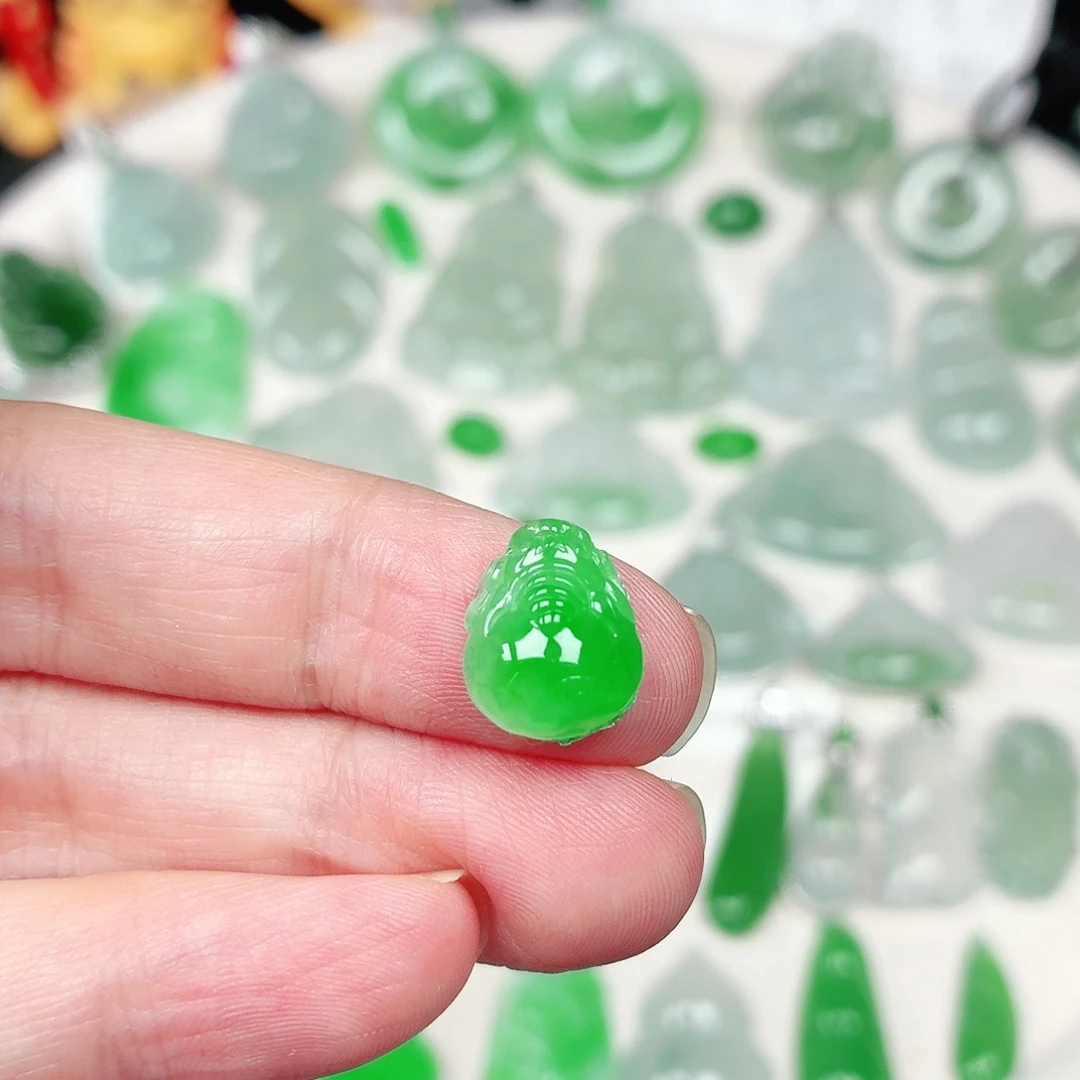 翡翠裸石缅甸天然A货翡翠