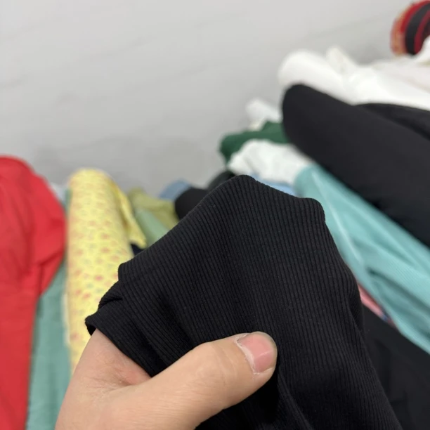 89  针织罗纹面料可以做T恤3米价