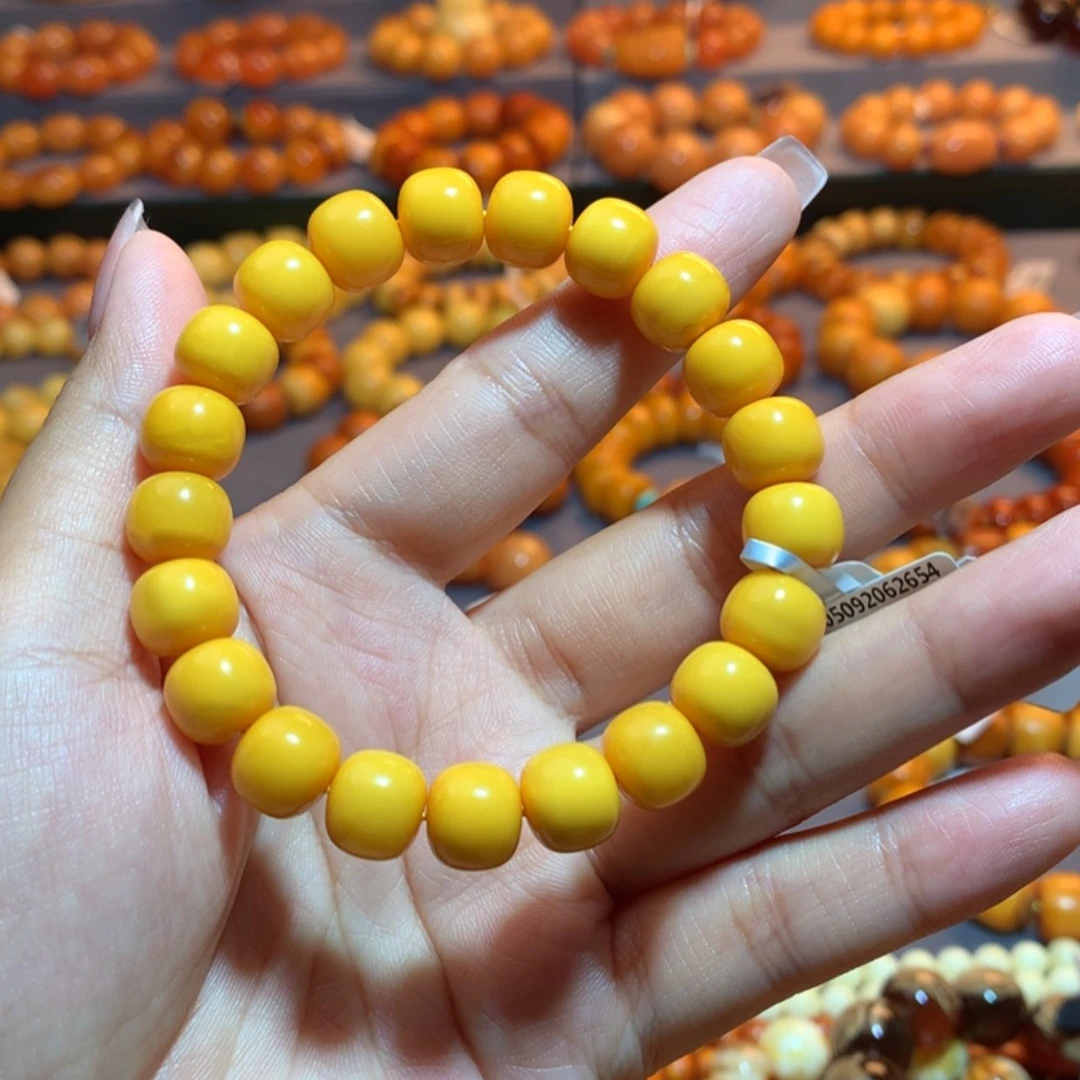 【闪购商品】手串蜜蜡未镶嵌周****L蜜蜡手串