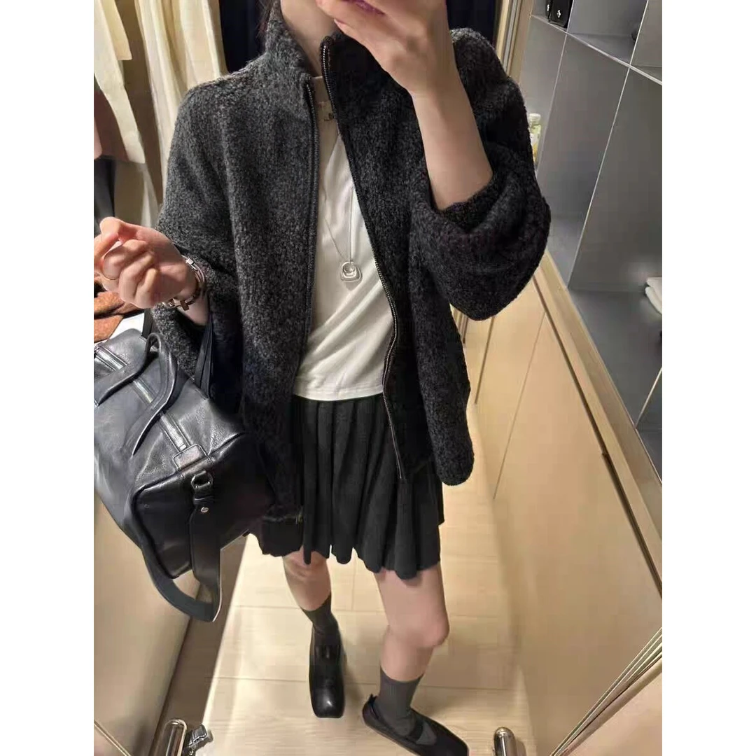 气质好的想转圈圈！毛衣开衫外套女2025新款秋冬季宽松针织衫上衣