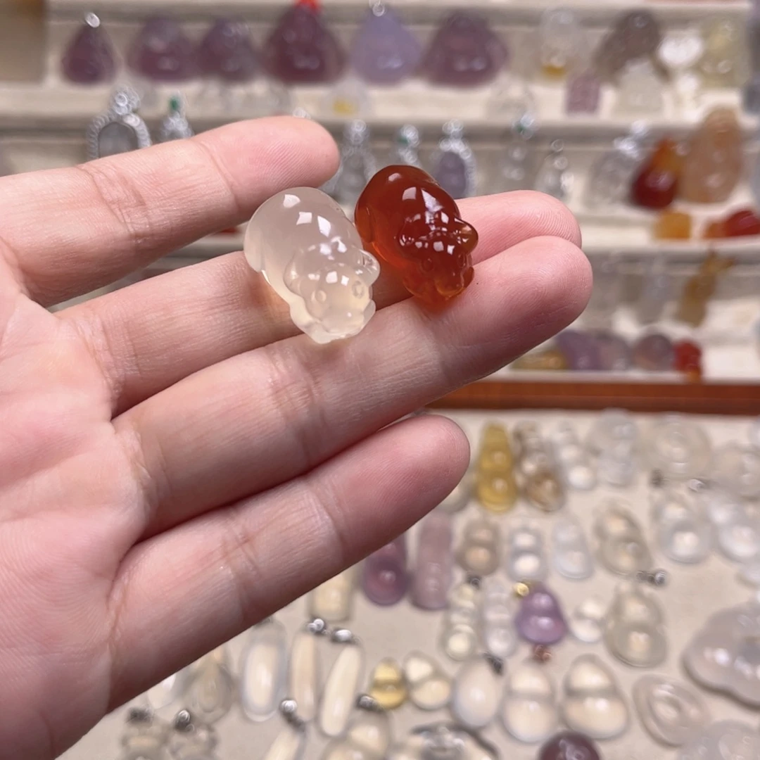 玛瑙/玉髓未镶嵌颈饰拍一发一