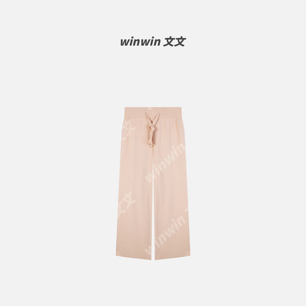 【克重裤】文文私服 休闲裤秋冬时尚垂感裤子女WWQ4KZ5961