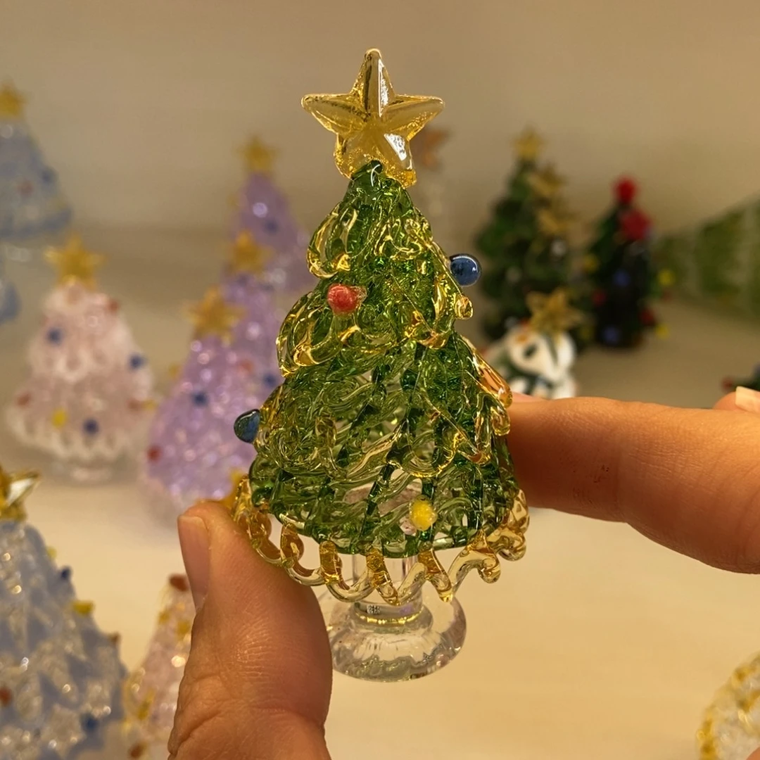 手工艺品琉璃绿金