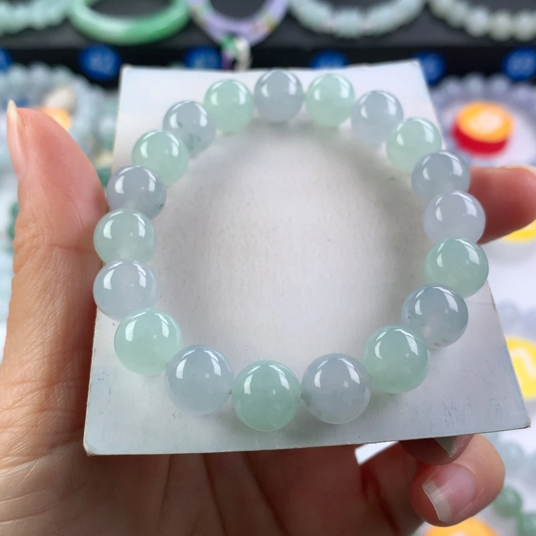 翡翠未镶嵌手链卡10