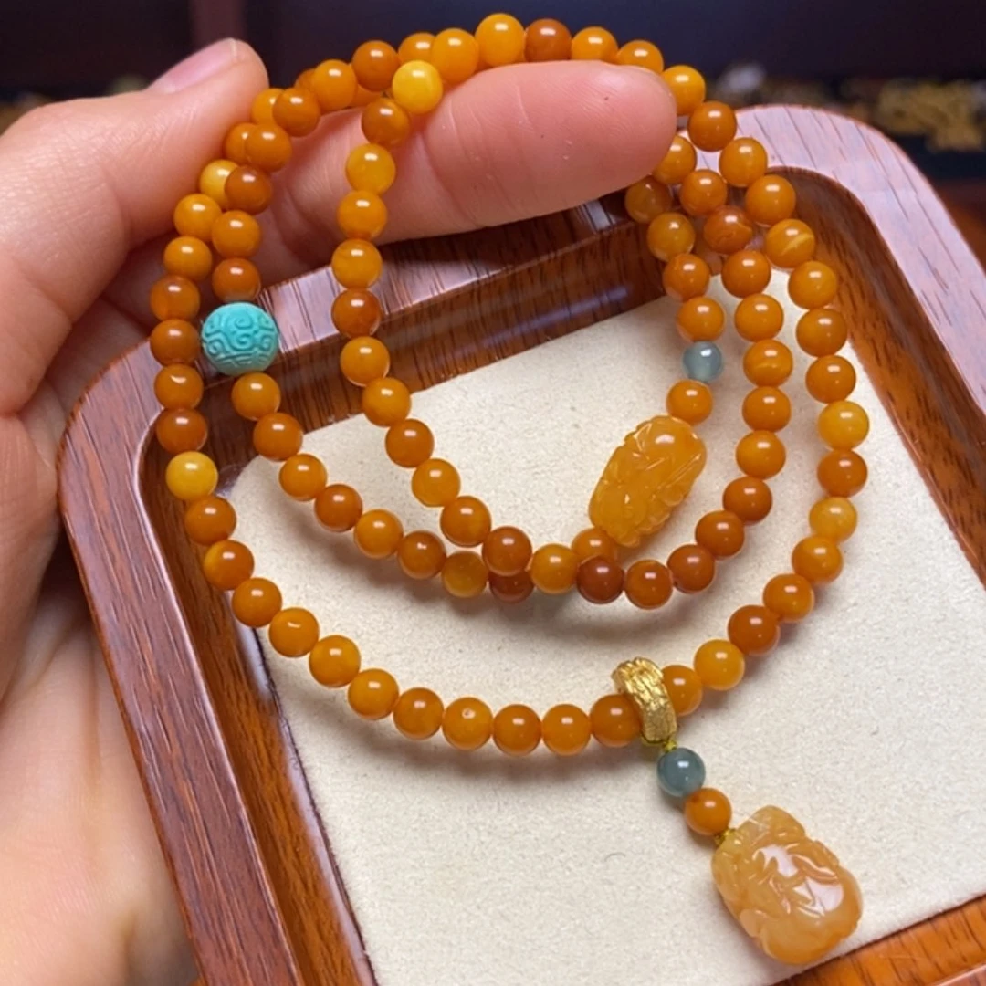 【闪购商品】蜜蜡手链未镶嵌手串