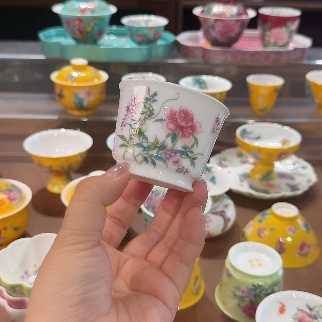 珐琅彩主人杯产茶具