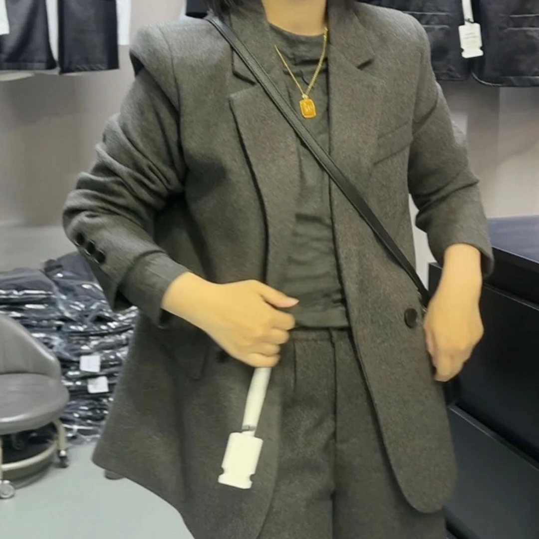 023毛呢西服外套