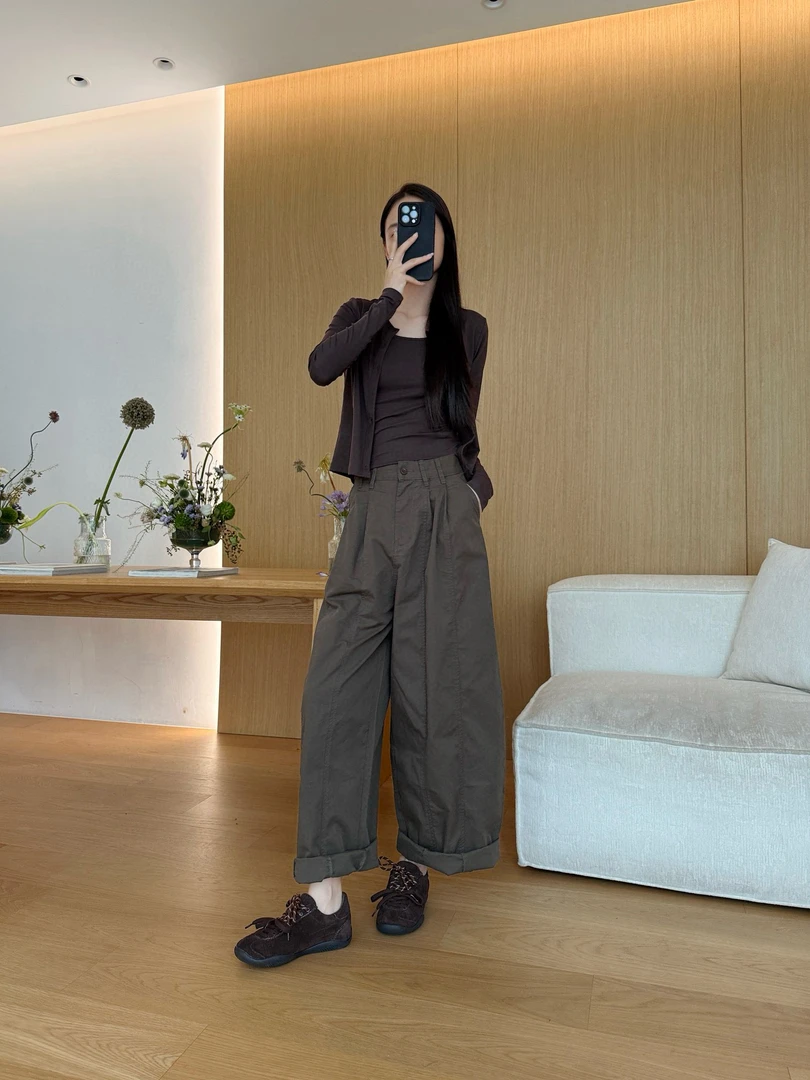 漫斯贝尔秋季新款真皮拼接时尚韩版系带百搭休闲鞋女鞋德训鞋透气