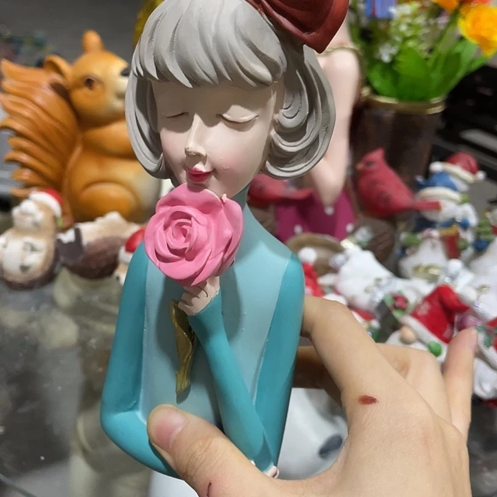 树脂样品样品样品蝴蝶结女孩