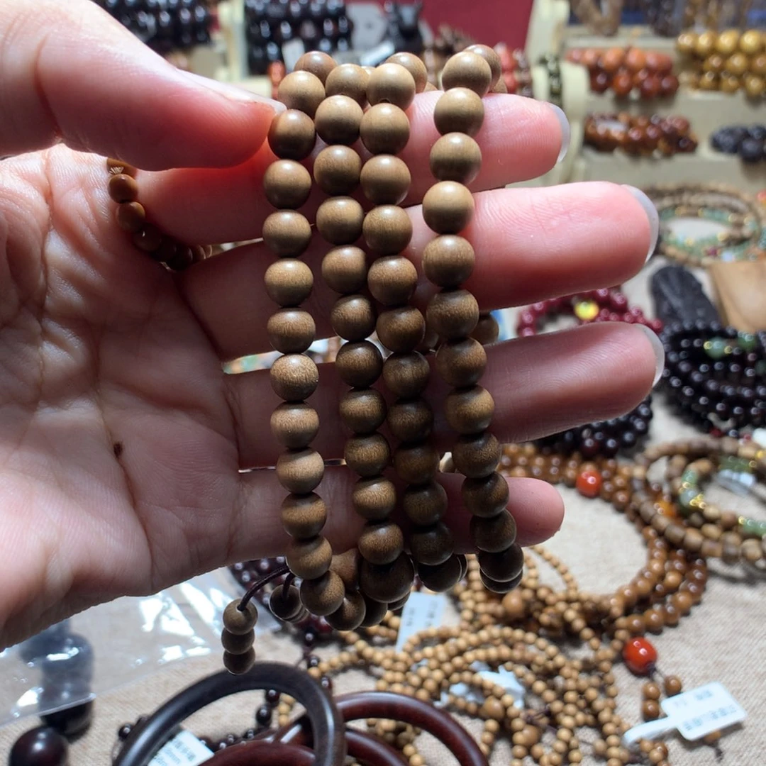 手串/手链小叶紫檀霸**奔6百年老山檀108颗