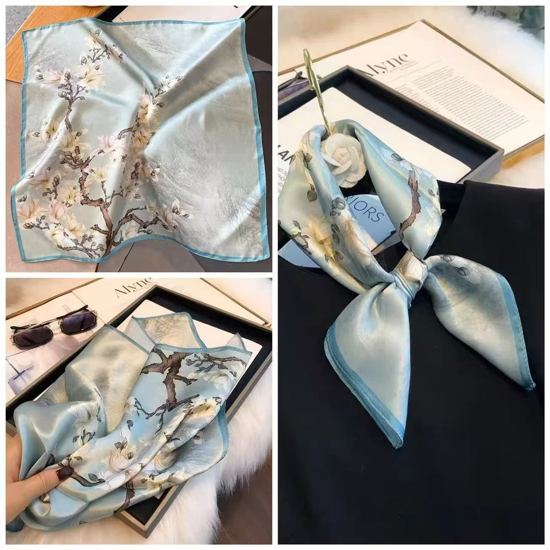 张大风艺术衍生品 丝巾 广玉兰  65*65