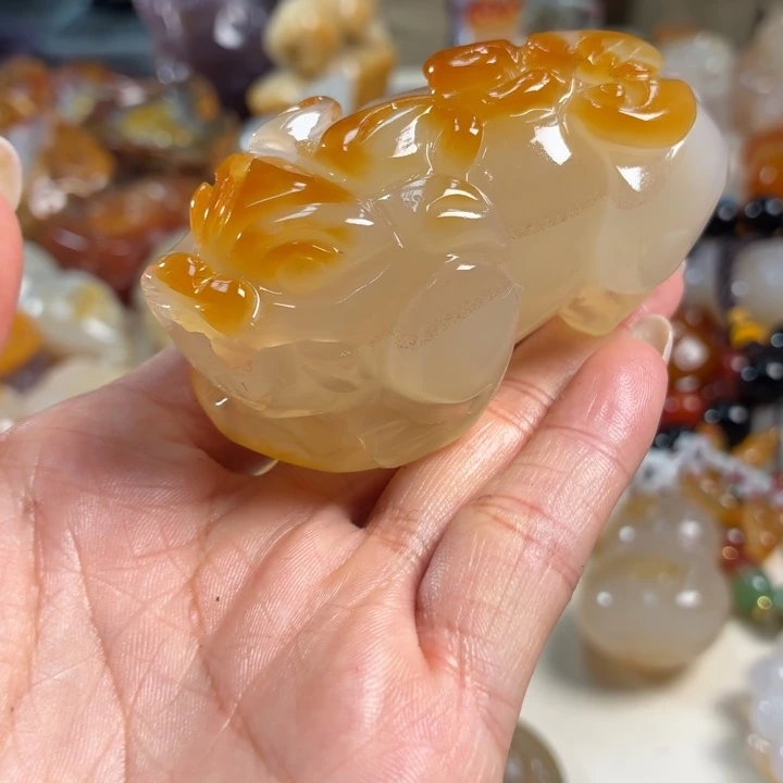 玛瑙/玉髓未镶嵌吊坠(不含链)