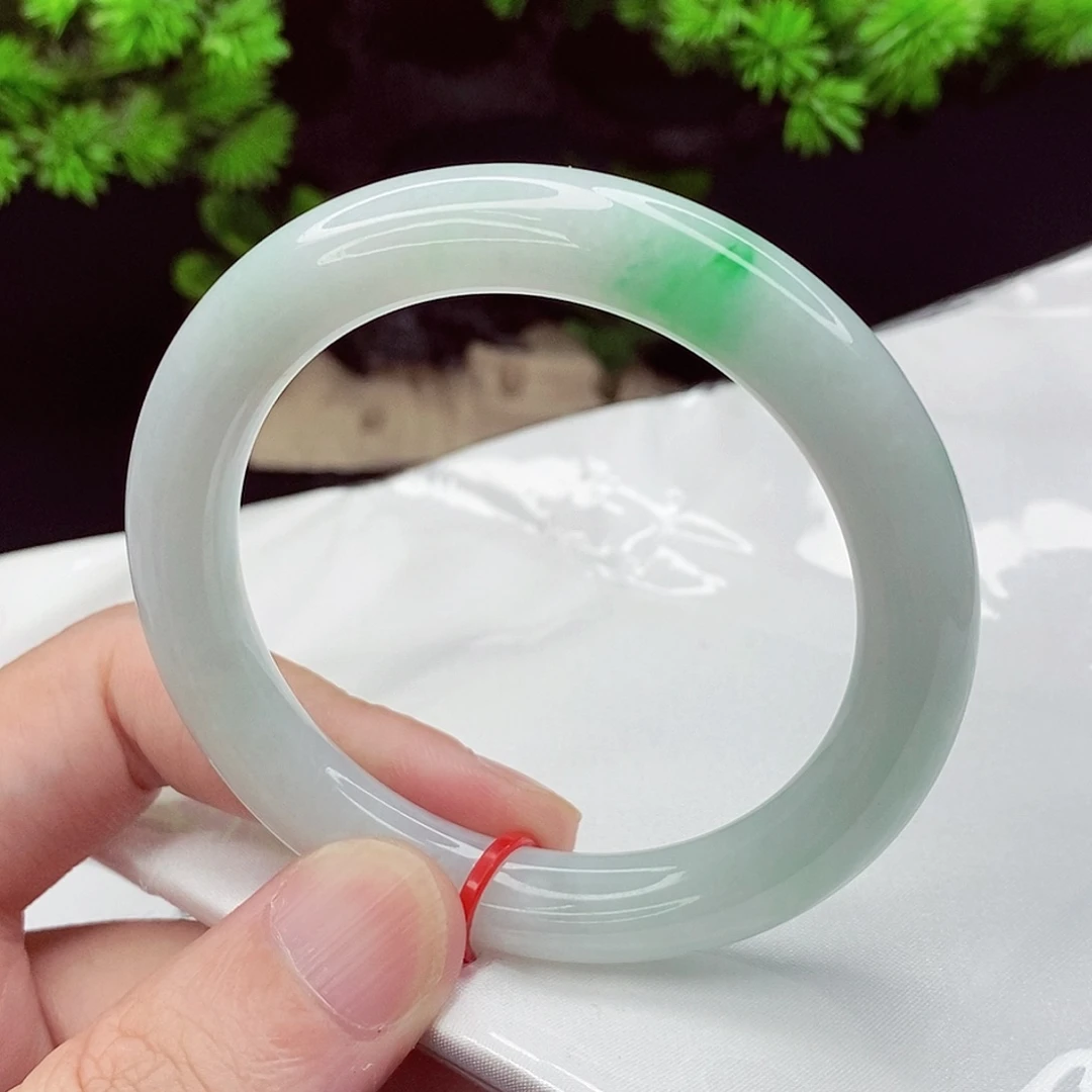 翡翠未镶嵌手镯54.2圈