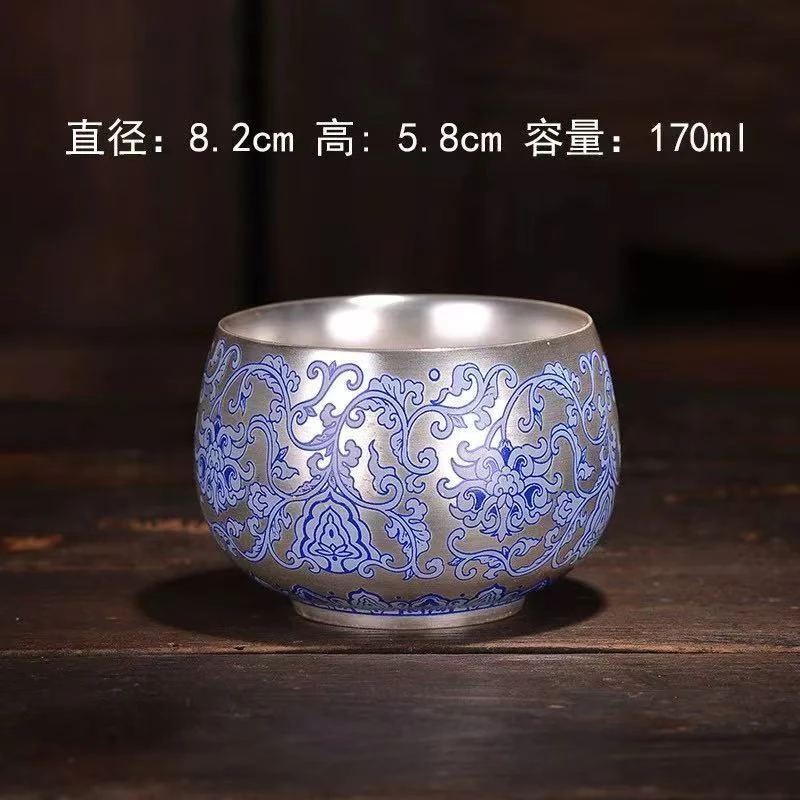 缠枝莲主人杯a203