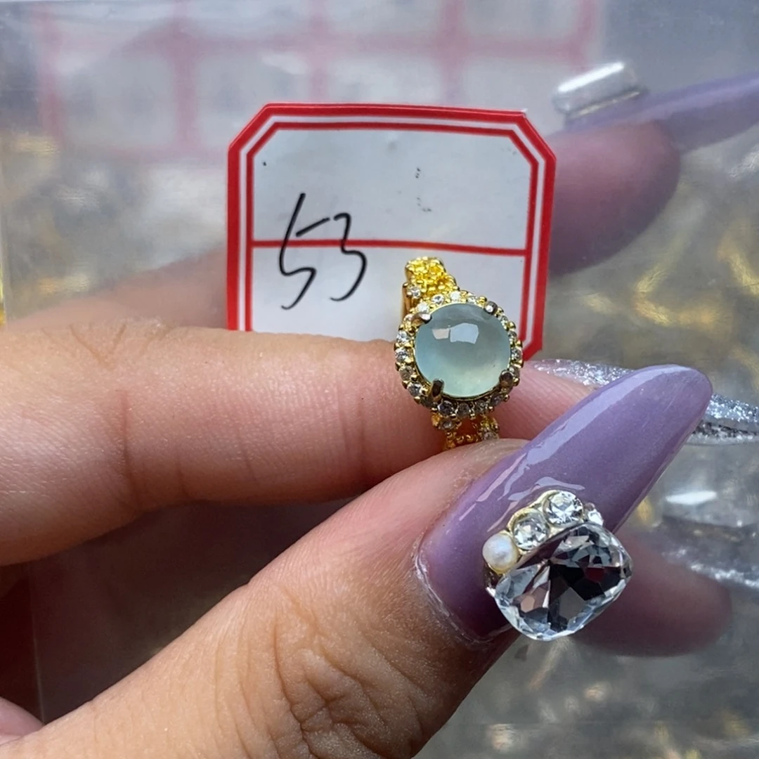 翡翠戒指合金翡翠首饰