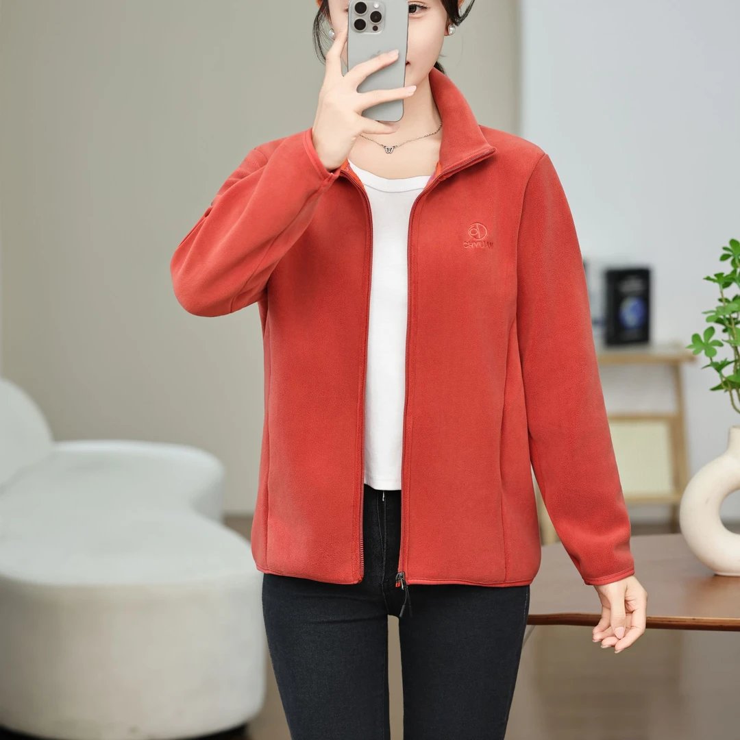 云感外套绒嬷嬷奥粒绒卫衣开衫加绒保暖宽松男女同款户外抓绒外套