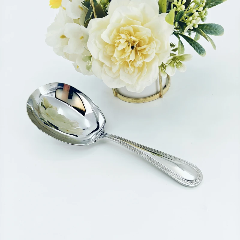 LD家梨形汤勺/分餐勺18/10材质