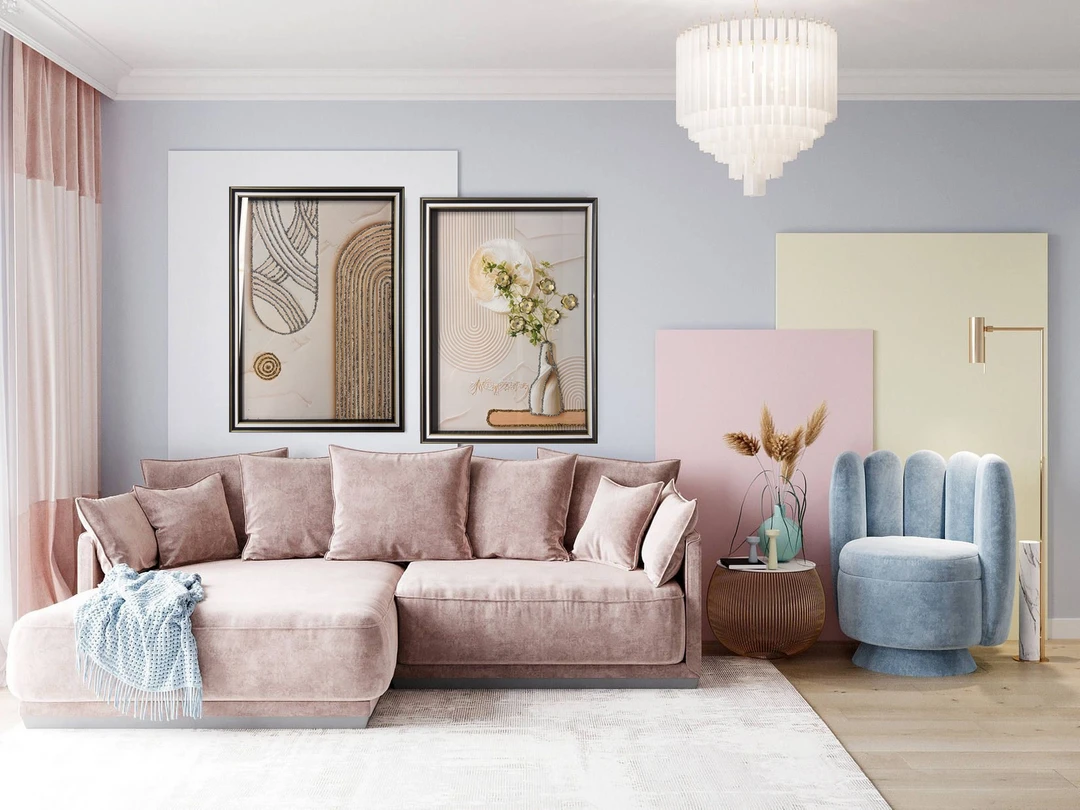 X6-1505双联客厅背景墙挂画餐厅装饰画鎏金实物玻璃装裱画