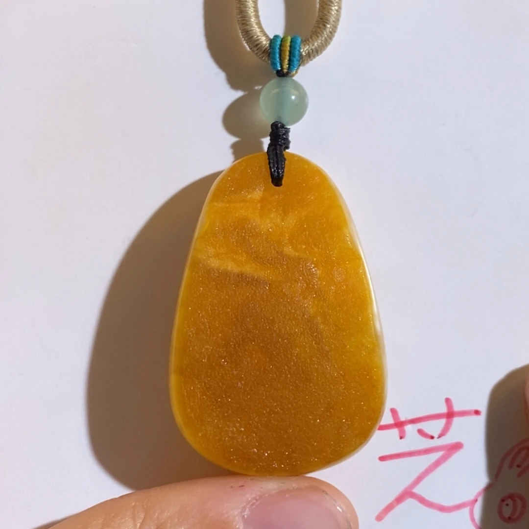 定制琥珀未镶嵌蜜蜡吊坠