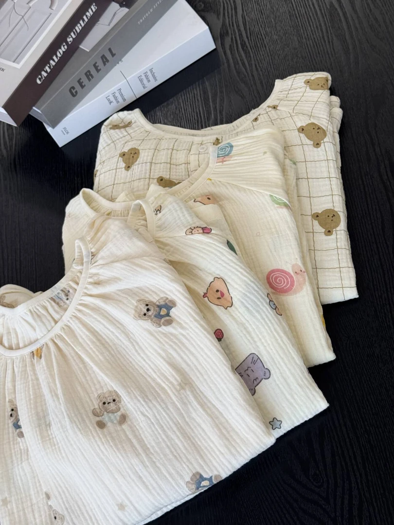 Y.M |  甜梦泡泡 双层婴儿纱 减龄舒适感拉满慵懒风睡衣套装