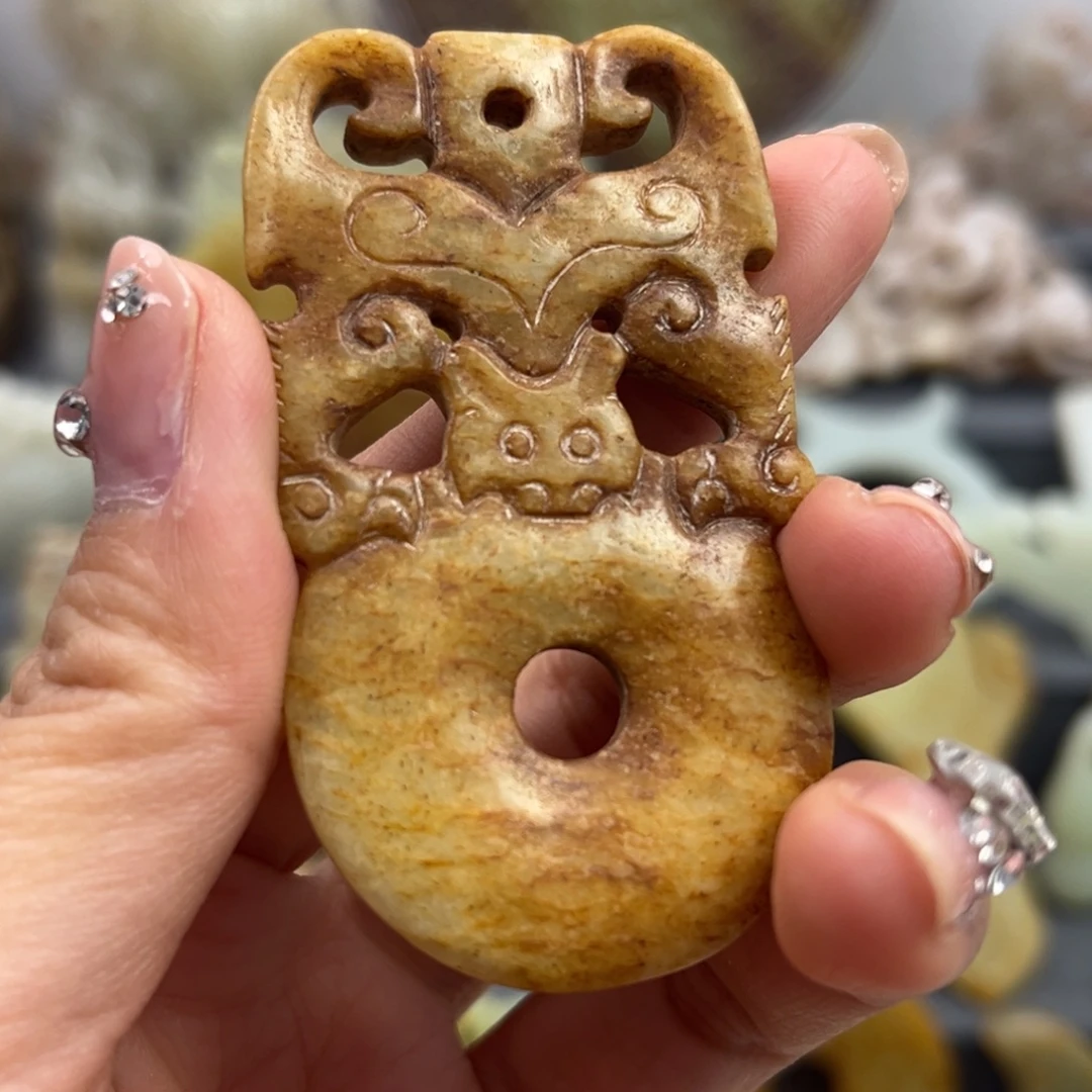 和田玉未镶嵌颈饰鉴古藏珍鉴古藏珍