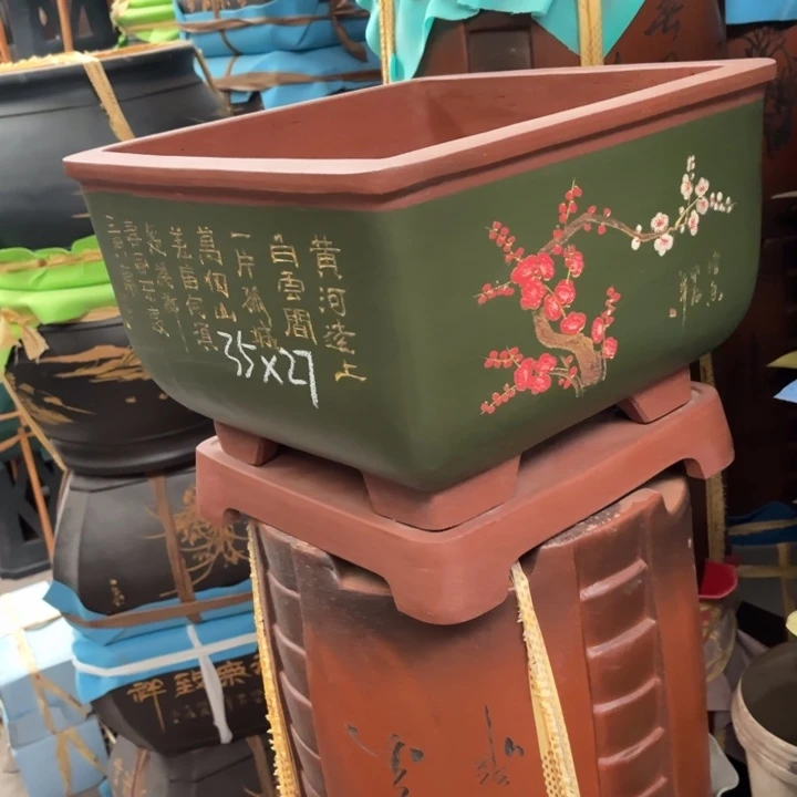 紫砂花盆紫砂花盆