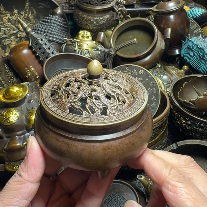 铜器摆件收收藏藏