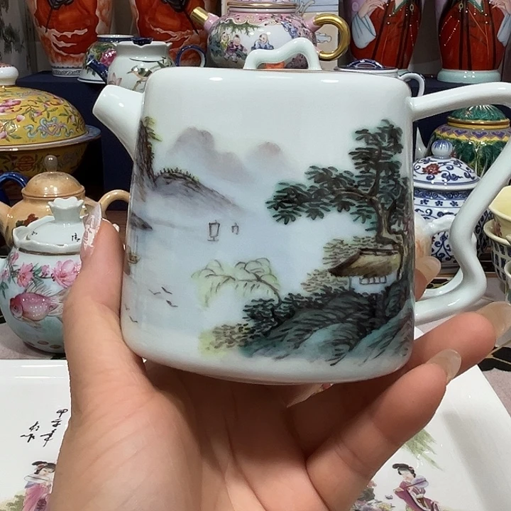 主人杯景德镇陶瓷茶具主人杯茶壶