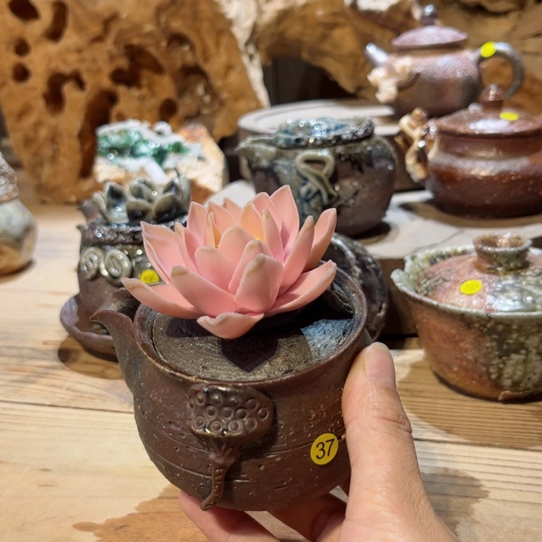 【闪购商品】柴烧茶具纯手工宝瓶37