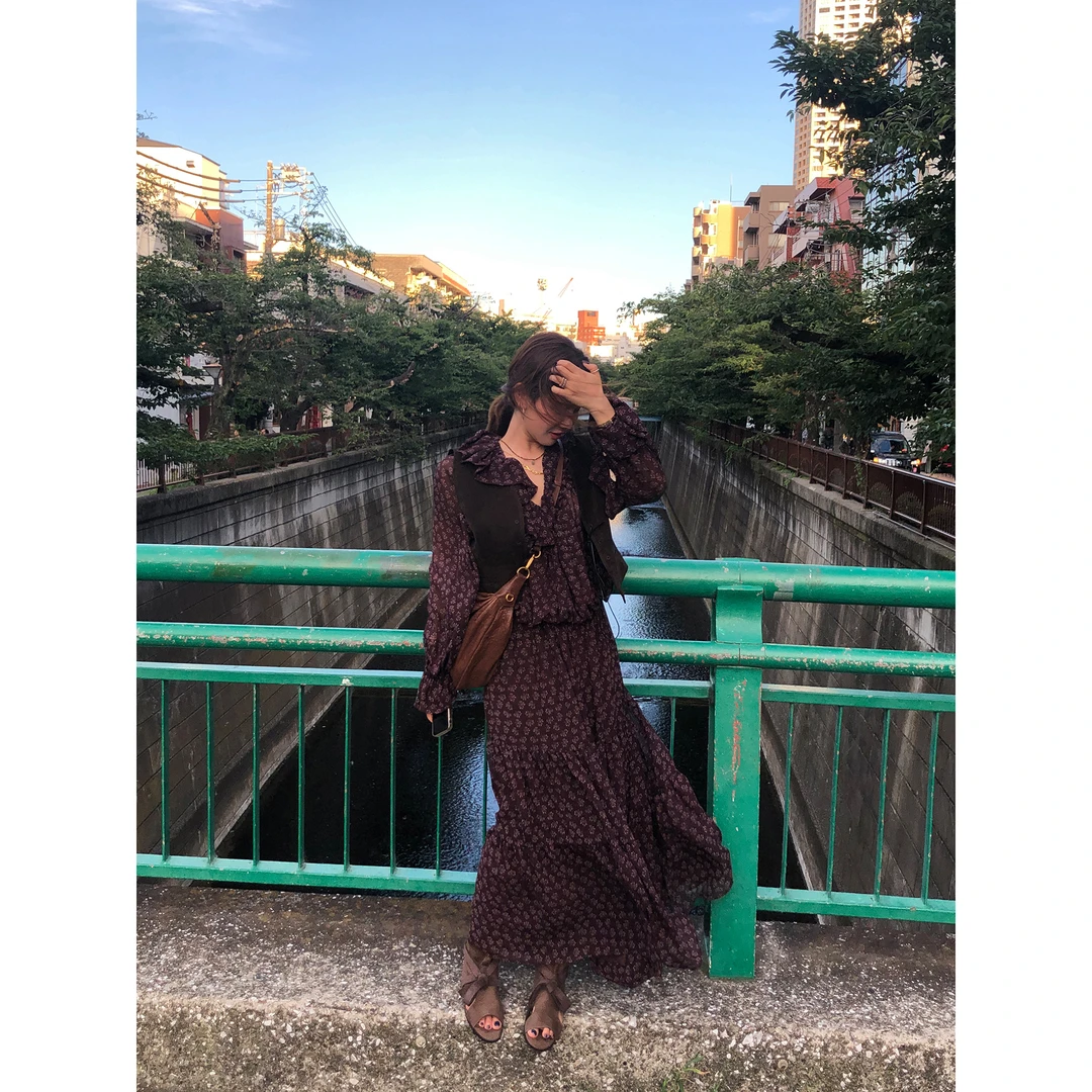 WXLSTUDIO  西部老钱 松弛有度的复古麂皮绒系带坎肩马甲