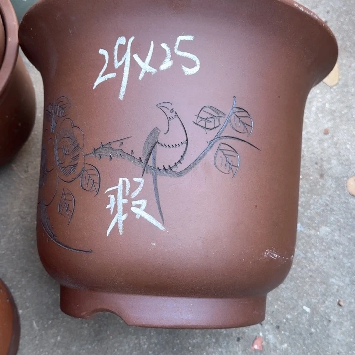 紫砂花盆特价清仓