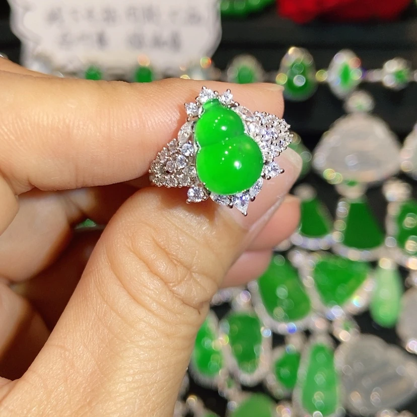 【闪购商品】翡翠戒指未镶嵌天然翡翠