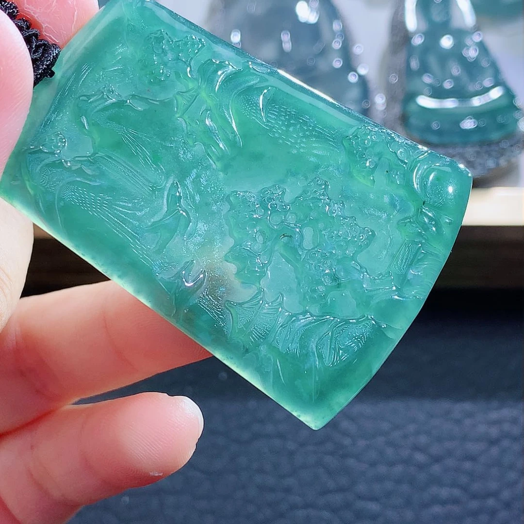 未镶嵌挂件翡翠翡翠