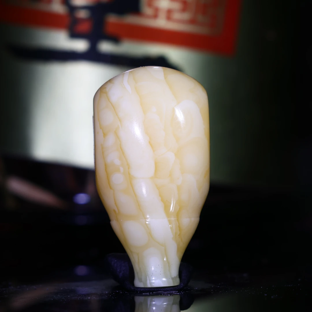 13m蜜蜡三通佛头天然原矿一物一图焦皮虎皮纹三通蜜蜡配饰A410