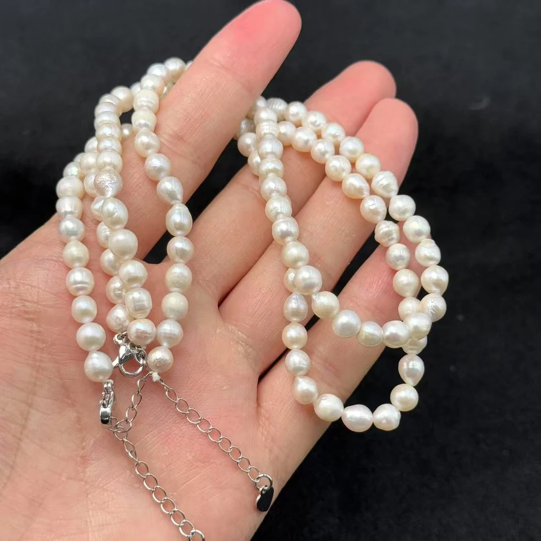 【北野珠宝】天然淡水珍珠项链-B79H-222多样性发一5mm+