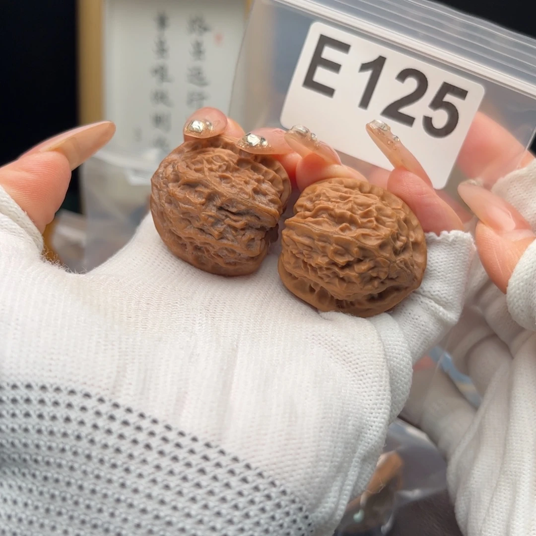 把件文玩核桃32关沟元宝e125