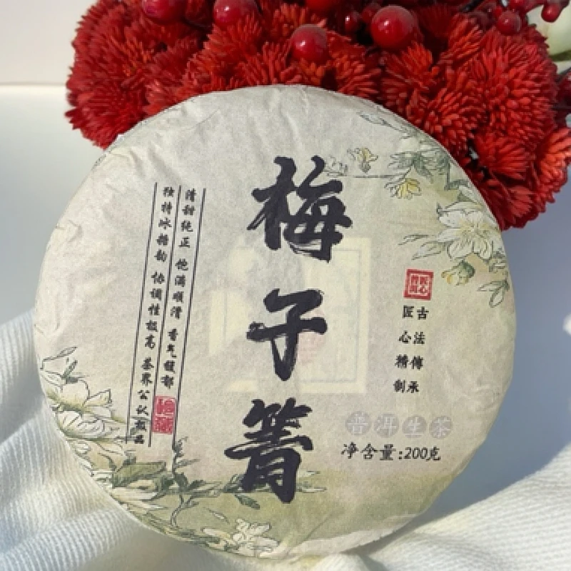 【梅子箐】2021年古树头春纯料200克饼（梅子清香）
