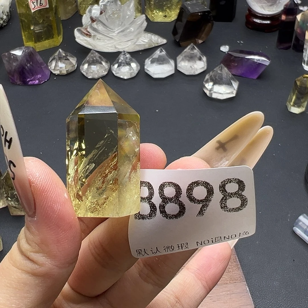 然***天珠宝半成品紫晶未镶嵌