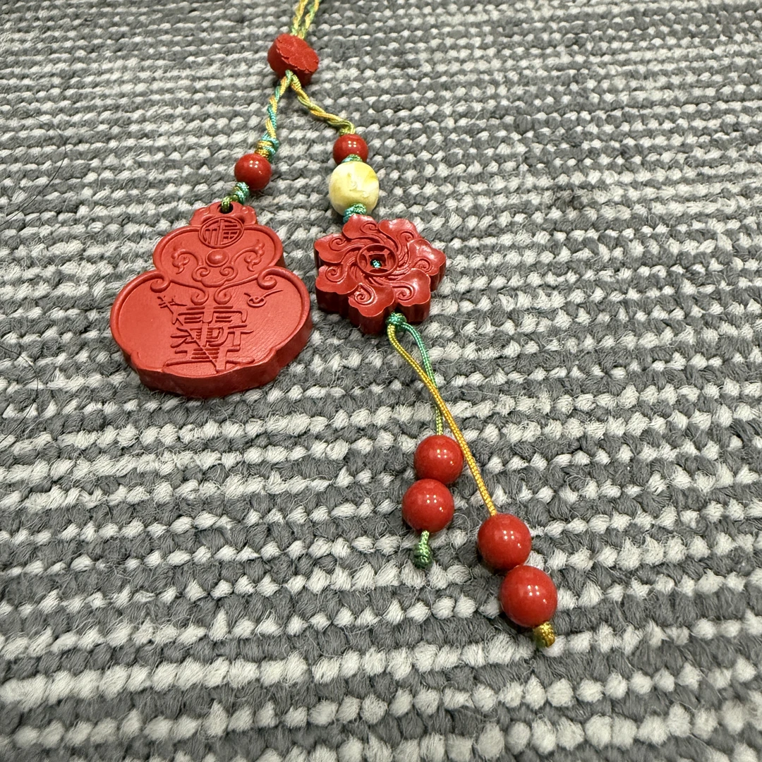 含辰砂工艺品朱砂 挂件-521424