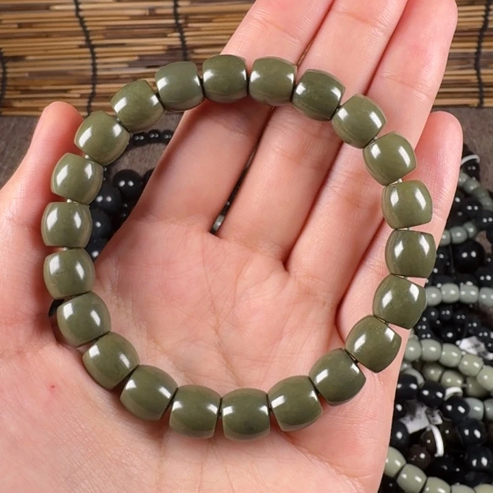 和田玉手链未镶嵌道****名