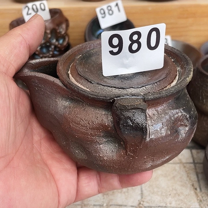 杯子柴烧纯手工裸烧980