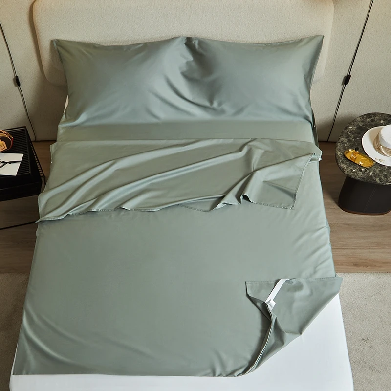 100支纯棉酒店隔脏睡袋旅行床单被罩套全棉便携出差旅游宾馆神器