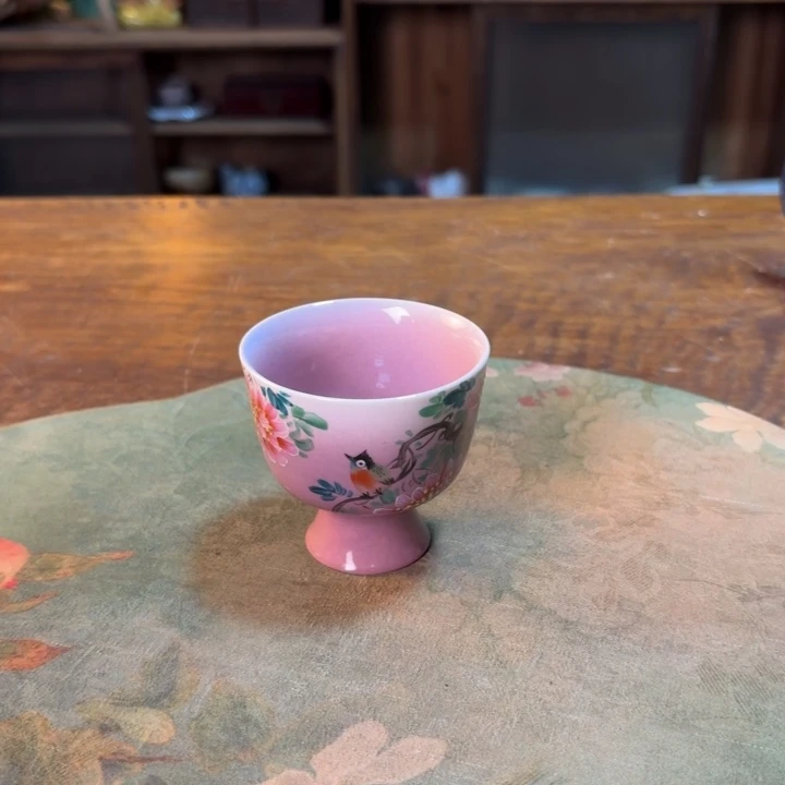 柴烧纯手工手绘陶瓷