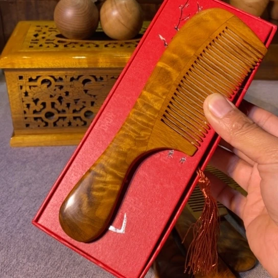 金丝楠金丝楠木小叶梳子
